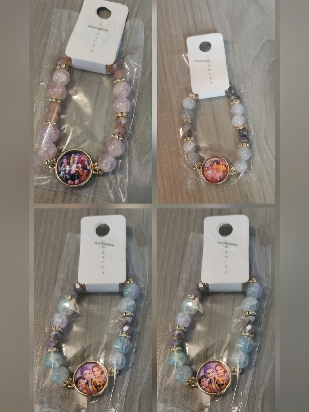 NWT K Pop Demon Hunters Bracelet Bundle